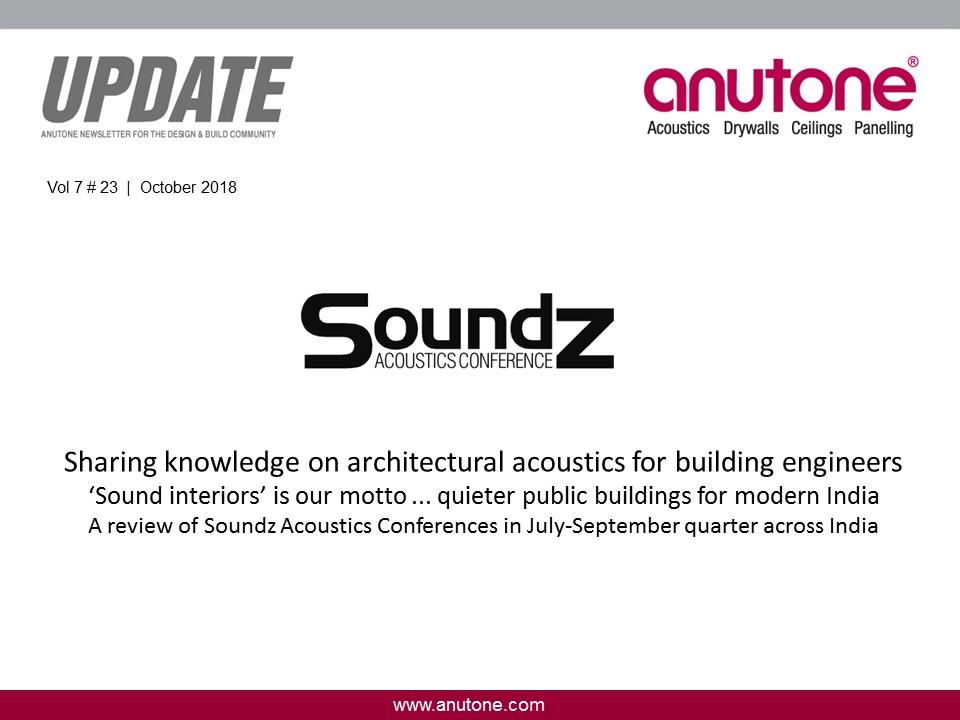 Video Newsletter – Soundz Acoustics Conferences