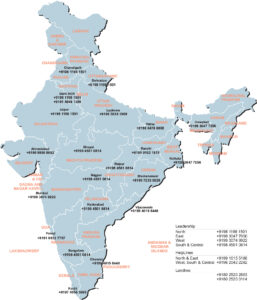 Anutone India Map