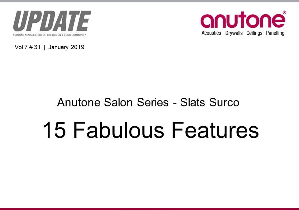 Video Newsletter – Slats Surco 15 Fabulous Features