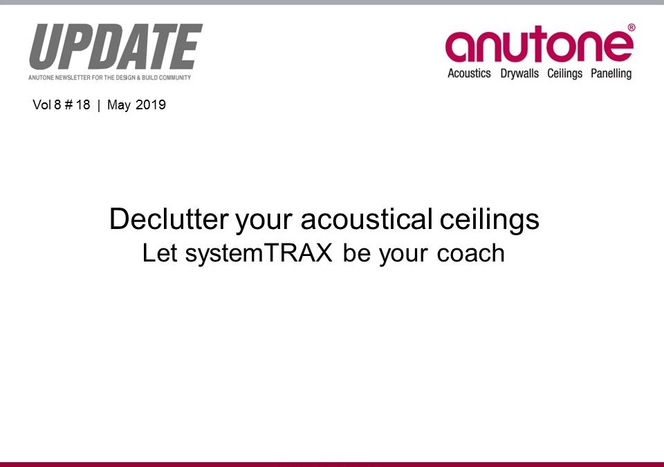 Video Newsletter – Declutter your acoustical ceilings