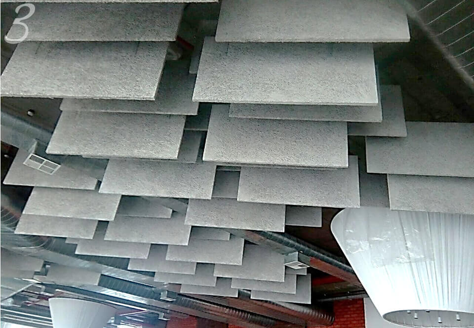 Duo acoustical baffles cures Minicelarophobia