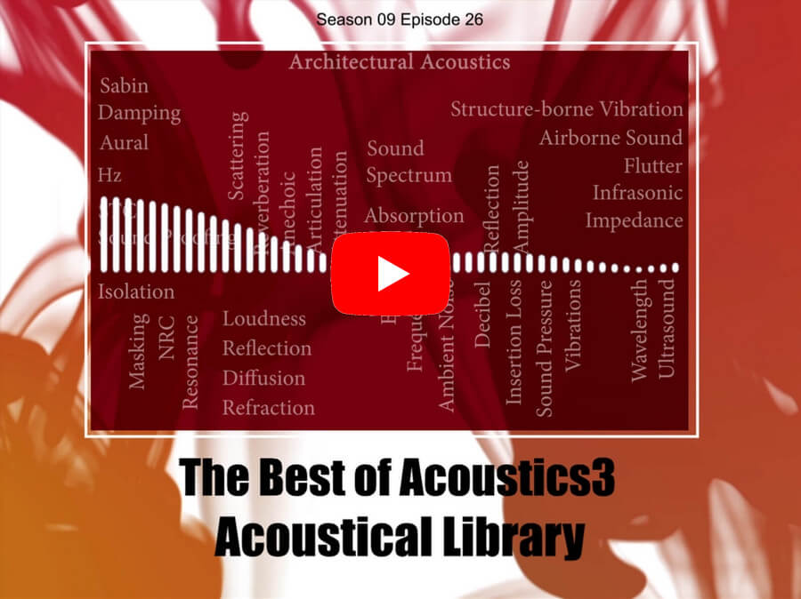 The Best of Acoustics3 – Acoustical Library